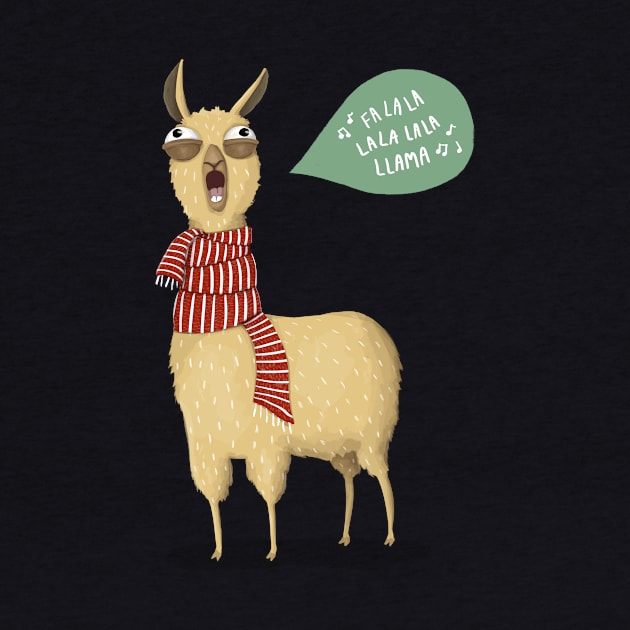 Holiday Llama by agrapedesign